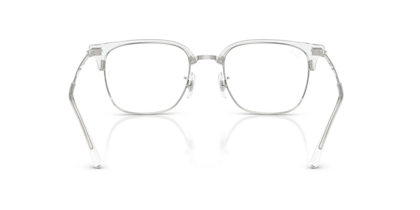 Ray-Ban New Clubmaster 7216 Eyeglasses - Blue On Gunmetal - view 25